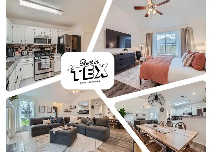 4Br Family Retreat Near Austin & Kalahari