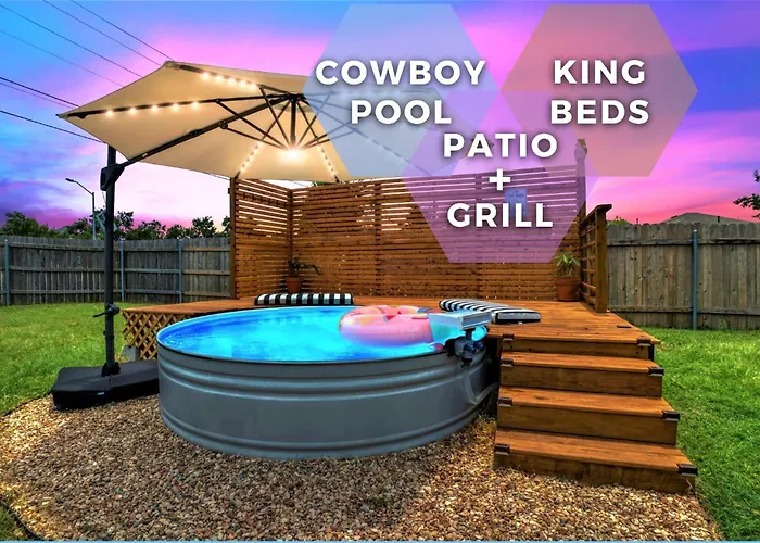 Near Kalahari, Cowboy Pool, Arcade, King Beds, Grill , Large Patio, Firepit