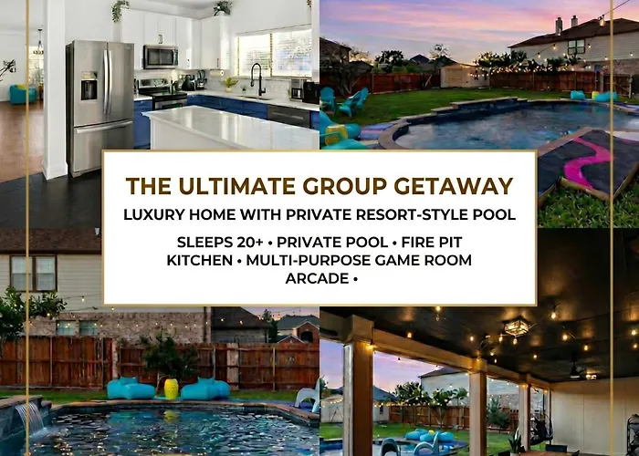Grand 6Br 3Ba Pool Escape Round Rock